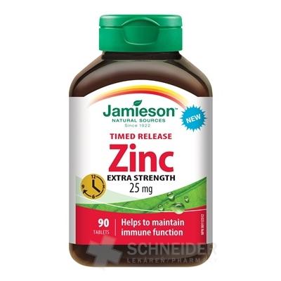 JAMIESON ZINOK 25 MG S POSTUPNÝM UVOĽŇOVANÍM