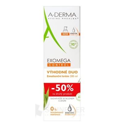 A-DERMA EXOMEGA CONTROL Emolienčný KRÉM (DUO)