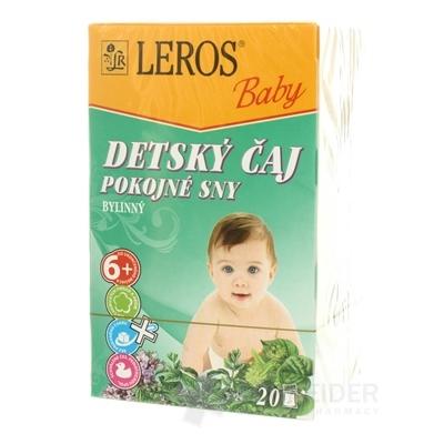LEROS BABY DETSKÝ ČAJ POKOJNÉ SNY