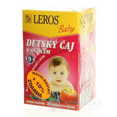 LEROS BABY DETSKÝ ČAJ S OVOCÍM