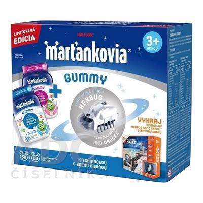 Marťankovia GUMMY 50+50tbl.+kozmochrobák