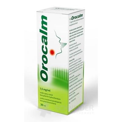 Orocalm 1,5 mg/ml orálna roztoková aerodisperzia