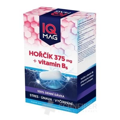 IQ MAG HORČÍK 375 mg + Vitamín B6