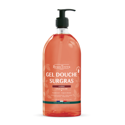 BeauTerra  - Výživný sprchový gel 2v1 pre telo aj vlasy s vôňou Jantár