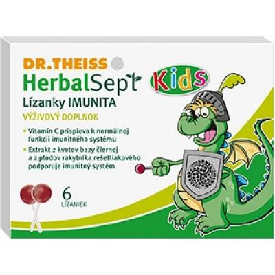 Dr.Theiss HerbalSept Kids IMUNITA Lízanky 1x6 ks