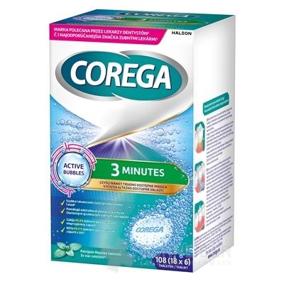 COREGA 3 MINUTES DENTURE TABLETS