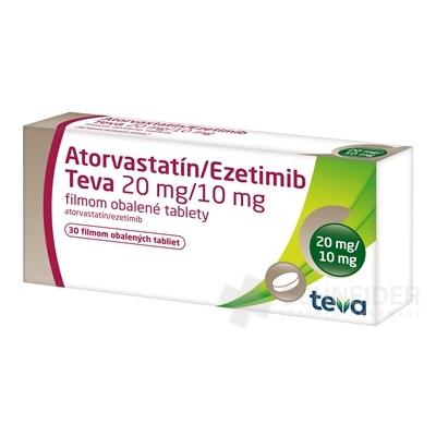 Atorvastatín/Ezetimib Teva 20 mg/10 mg