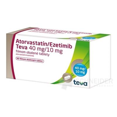 Atorvastatín/Ezetimib Teva 40 mg/10 mg