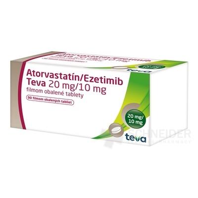 Atorvastatín/Ezetimib Teva 20 mg/10 mg