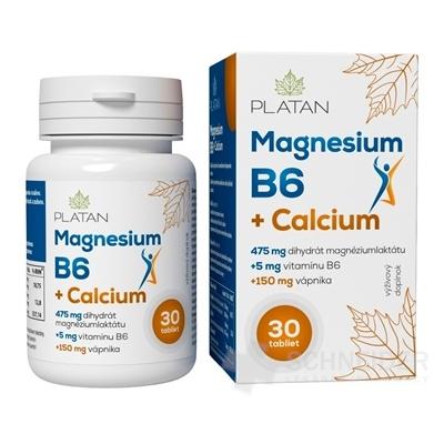 PLATAN Magnézium B6 + Calcium