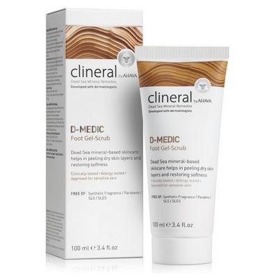 Clineral D-MEDIC Gélový peeling na nohy 100ml