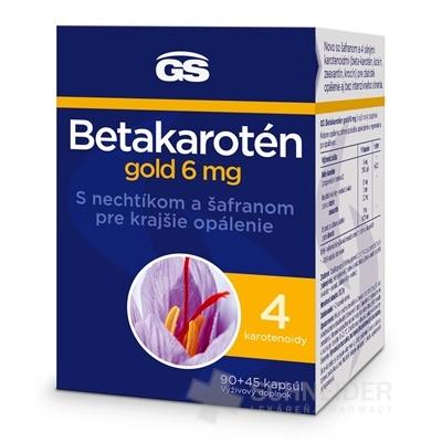 GS Betakarotén gold 6 mg