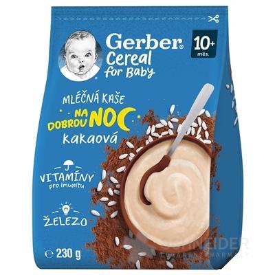 Gerber Cereal Mliečna KAŠA Dobrú noc Kakaová