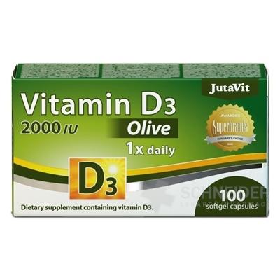 JutaVit Vitamín D3 2000 IU (50 µg) Oliva