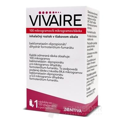 Vivaire 100 µg/6 µg/dávka
