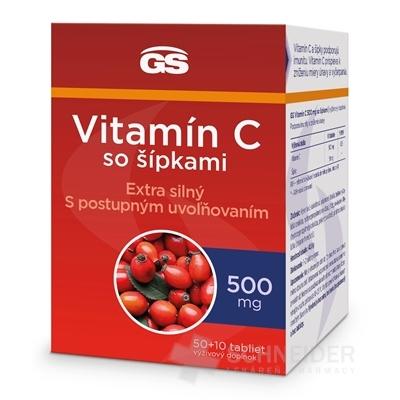 GS Vitamín C 500 mg so šípkami