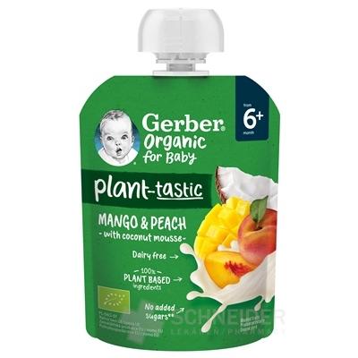 Gerber Organic Kapsička Mango, broskyňa, kokos