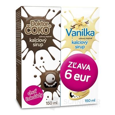 Kalciový sirup Promo Doktor Čoko + Vanilka - VULM