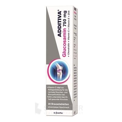 ADDITIVA Glukozamín 750 mg