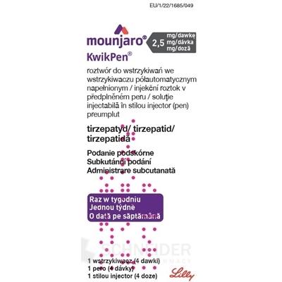 Mounjaro 2,5 mg/dávka KwikPen