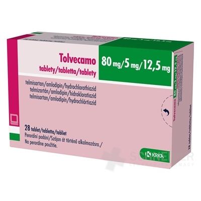Tolvecamo 80 mg/5 mg/12,5 mg
