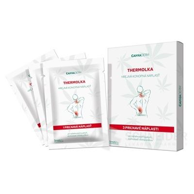 Cannaderm THERMOLKA hrejivá konopná náplasť