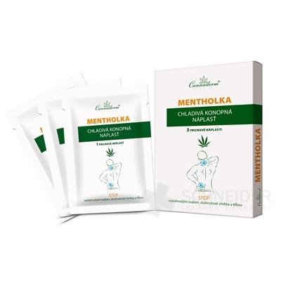 Cannaderm MENTHOLKA chladivá konopná náplasť