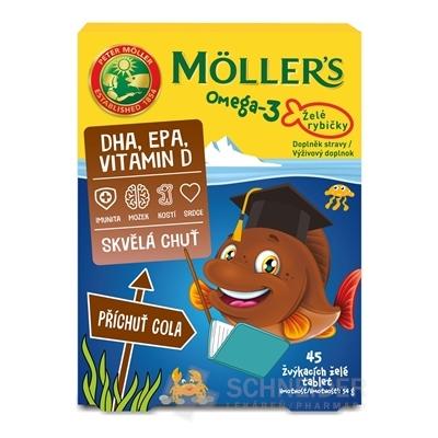 MOLLER´S Omega 3 Želé rybičky