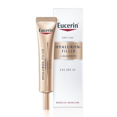 Eucerin Hyaluron-Filler + Elasticity Očný krém SPF 15 15ml