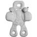 Benbat Body Support– Ergonomická obojstranná vložka do autosedačky a kočíka, 0-12m, šedá