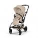 CYBEX Športový kočík Eezy S Twist+ 2 Taupe - Almond Beige Gold